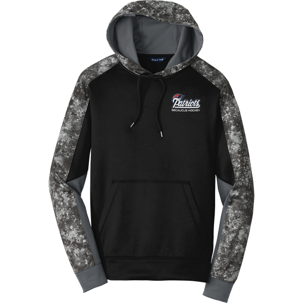 Secaucus Patriots Sport-Wick Mineral Freeze Fleece Colorblock Hooded Pullover