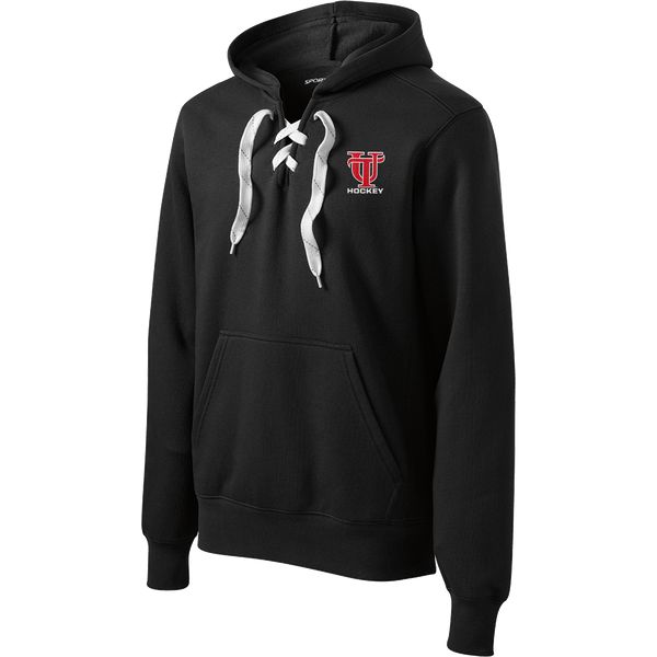 University of Tampa Lace Up Pullover Hooded Sweatshirt