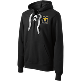 Marlboro Track and Field Lace Up Pullover Hooded Sweatshirt