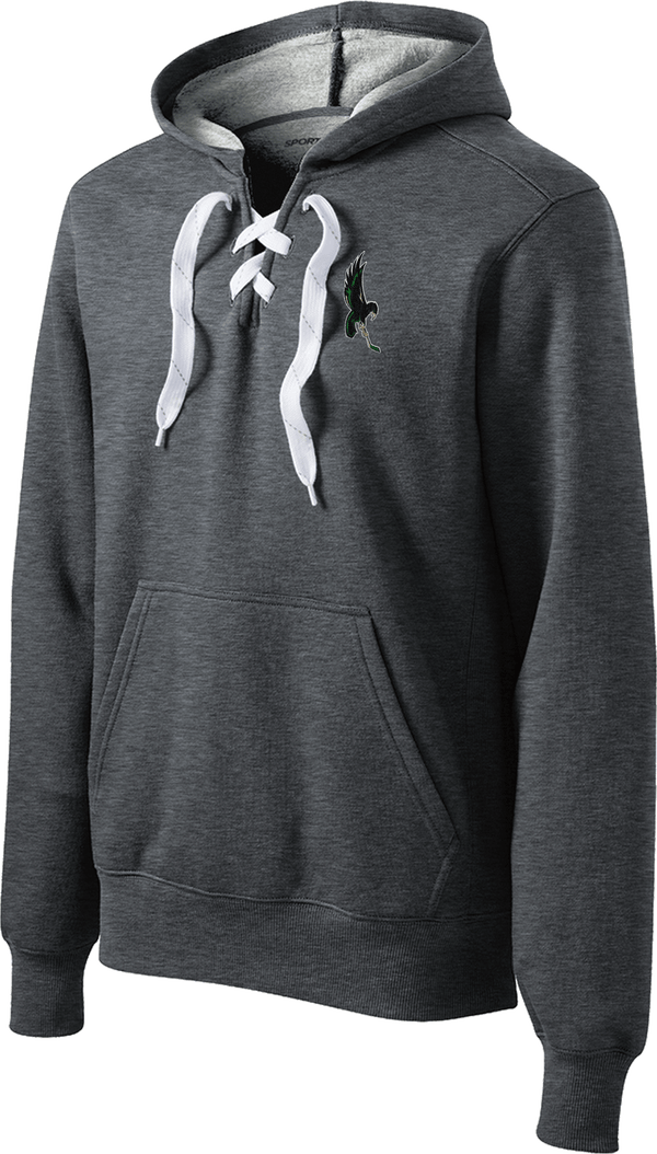 Wilmington Nighthawks Lace Up Pullover Hooded Sweatshirt