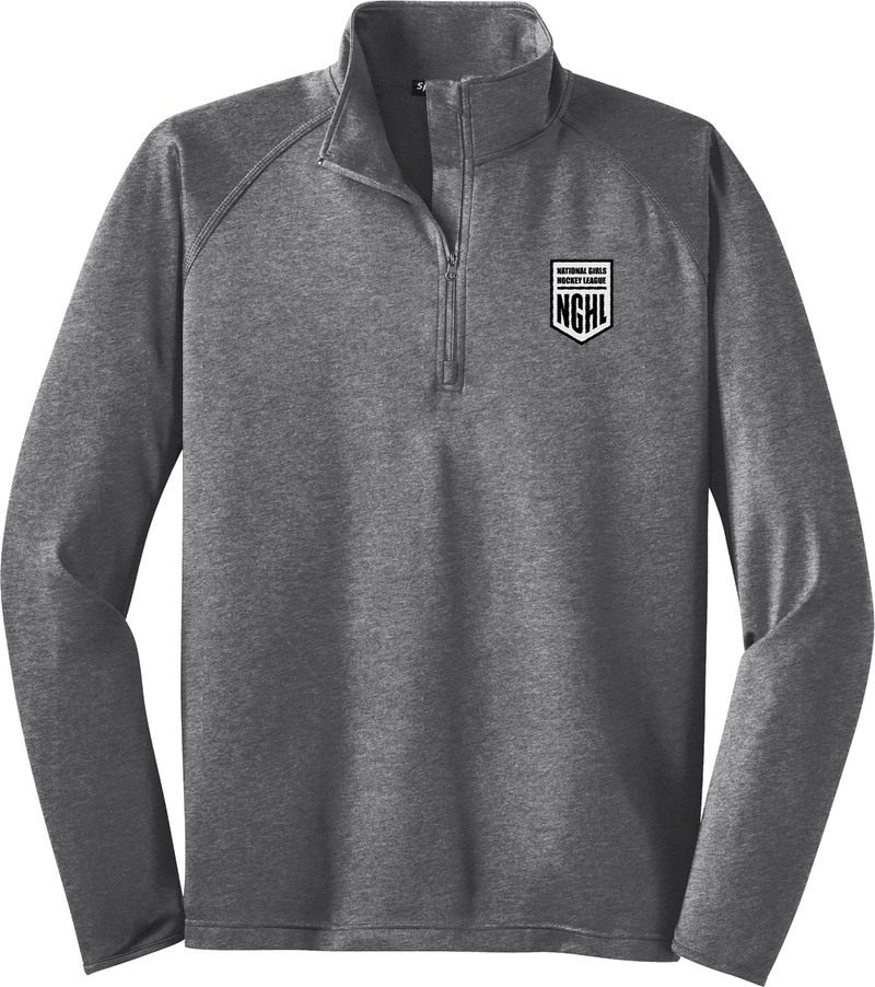 NGHL Sport-Wick Stretch 1/4-Zip Pullover