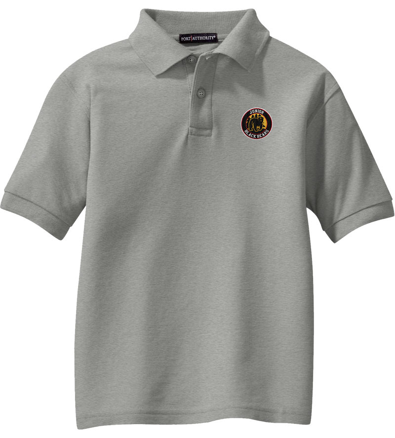 MD Jr. Black Bears Youth Silk Touch Polo