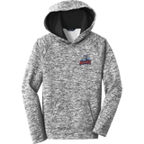 Hartford Jr. Wolfpack Youth PosiCharge Electric Heather Fleece Hooded Pullover