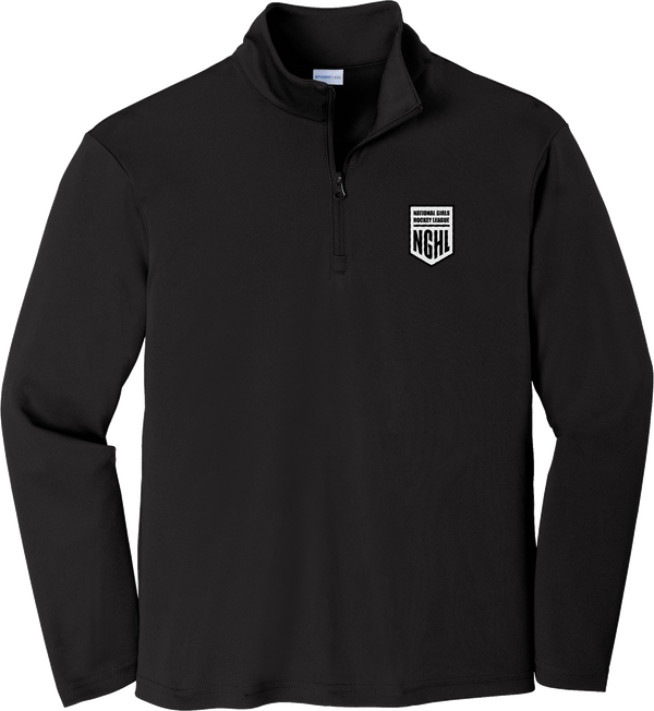 NGHL Youth PosiCharge Competitor 1/4-Zip Pullover (E2222-LC)