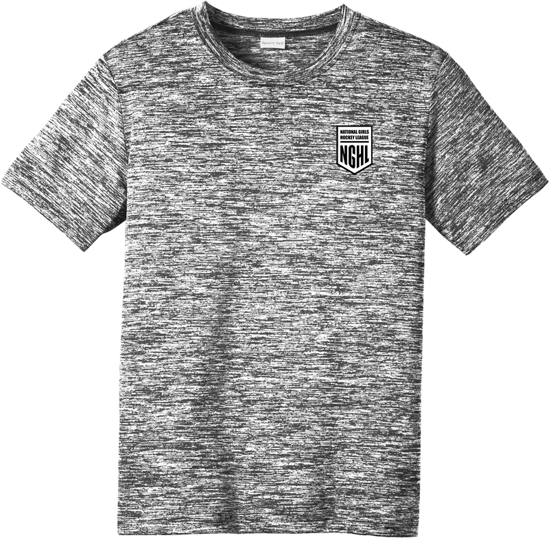 NGHL Youth PosiCharge Electric Heather Tee