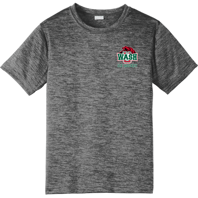 Wash U Youth PosiCharge Electric Heather Tee