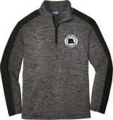 Aspen Aviators Youth PosiCharge  Electric Heather Colorblock 1/4-Zip Pullover