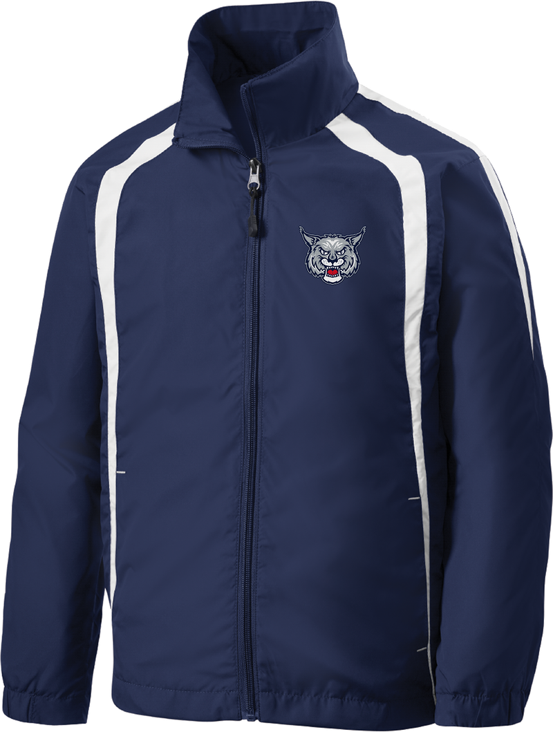 CT Bobcats Youth Colorblock Raglan Jacket